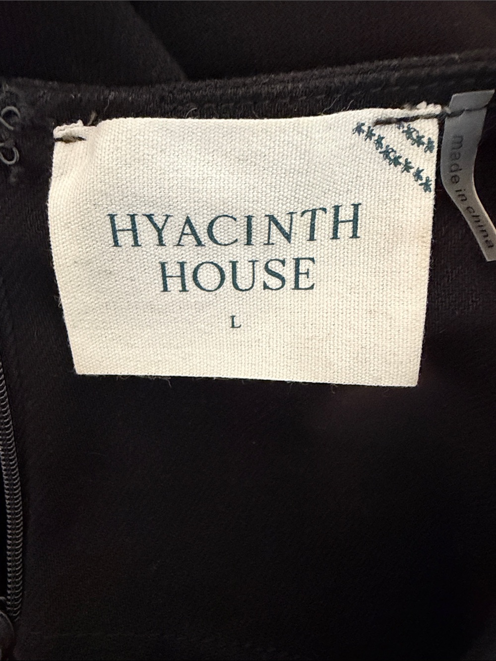 Tuckernuck Hyacinth House Black Twill Button Bitsy Dress - Picture 14 of 16
